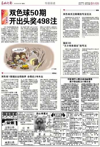 福彩3D大小双单组合选号法2012年05月04日