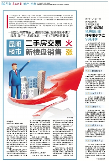 昆明楼市 二手房交易 火 新楼盘销售 涨2016年